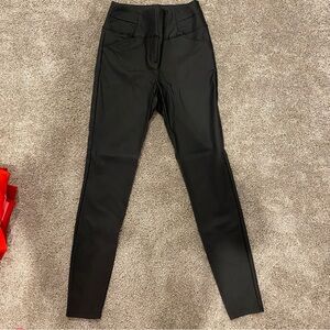 Women's Black High-Waisted Pants